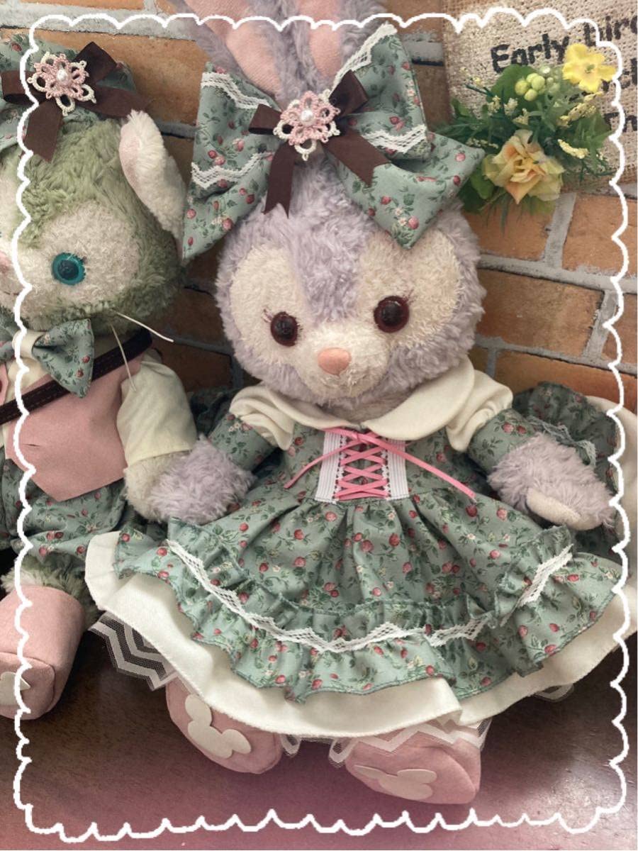あきステラルーＳ　緑グリーン花柄ワンピース&amp;水色花柄ワンピース 0.jpg